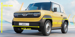 VinFast VF3 dimensions